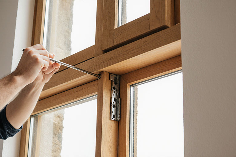 Puidust akende remont