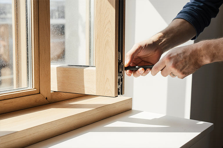 Puidust akende remont